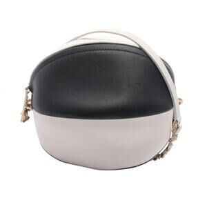 Chanel Beach Ball Shoulder Bag/Handbag, Leather, Women's, Black/White